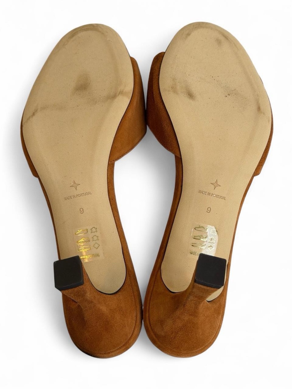 Tuckernuck Tan Suede Open-Toe Slide Mules - Picture 3 of 4
